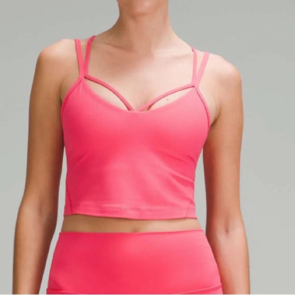 lululemon athletica Red Strappy Sports Bra